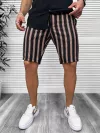 Pantaloni scurti casual, cu imprimeu, 13147