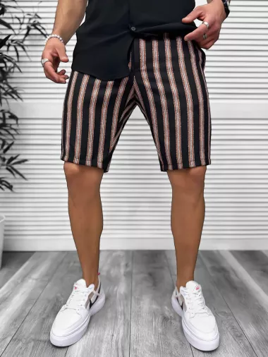 Pantaloni scurti casual, cu imprimeu, 13147