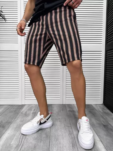 Pantaloni scurti casual, cu imprimeu, 13147 D4-3.3