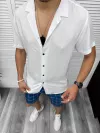 Compleu de vara camasa imprimeu + pantaloni 13101