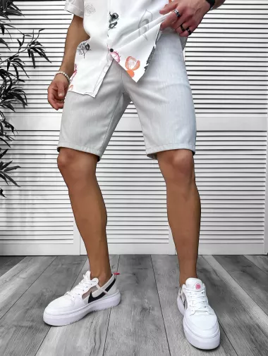 Pantaloni scurti casual, bleumarin 13058
