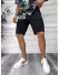 Pantaloni scurti casual, negri 13058 O4-3.2