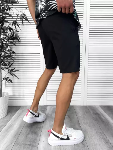Pantaloni scurti casual, negri 13058 O4-3.2