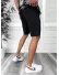 Pantaloni scurti casual, negri 13058 O4-3.2