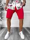 Pantaloni scurti casual, rosii 13058