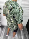 Compleu de vara camasa imprimeu + pantaloni 13071