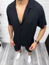 Compleu de vara camasa imprimeu + pantaloni 13080