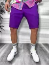 Pantaloni scurti casual, mov 13058