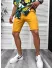 Pantaloni scurti casual, mustar 13058 D2-1.2
