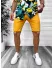Pantaloni scurti casual, mustar 13058 D2-1.2