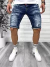Blugi barbati scurti conici albastri 5714