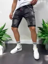 Blugi barbati scurti conici negri 5723