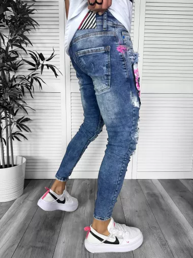 Blugi barbati conici 6094 D7-1