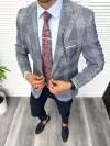 Tinuta barbati smart casual Pantaloni + Sacou + Batista + Cravata 11880