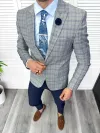 Tinuta barbati smart casual Pantaloni + Sacou + Batista + Cravata 11881