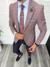 Tinuta barbati smart casual Pantaloni + Sacou + Batista + Cravata 11883
