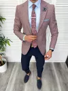 Tinuta barbati smart casual Pantaloni + Sacou + Batista + Cravata 11883