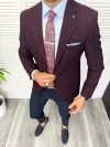 Tinuta barbati smart casual Pantaloni + Sacou + Batista + Cravata 11884