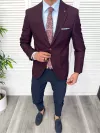 Tinuta barbati smart casual Pantaloni + Sacou + Batista + Cravata 11884
