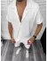 Compleu de vara, alb, camasa + pantaloni 8203A D11