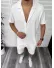 Compleu de vara, alb, camasa + pantaloni 8203A D11