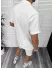 Compleu de vara, alb, camasa + pantaloni 8203A D11