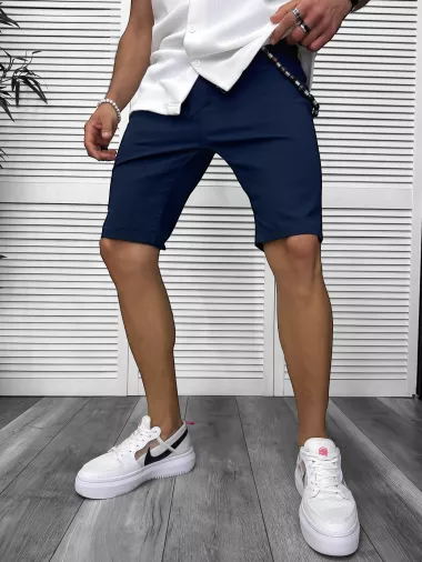 Pantaloni scurti casual, bleumarin 13169