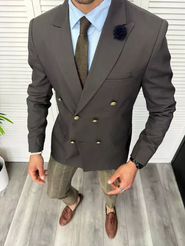 Tinuta barbati smart casual Pantaloni + Sacou + Batista 11859