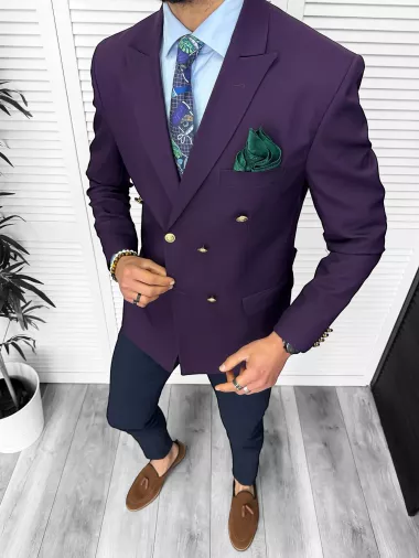 Tinuta barbati smart casual Pantaloni + Sacou + Batista 11876