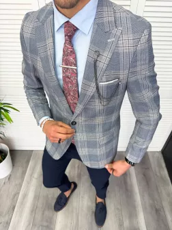 Sacou barbati slim fit 11879 S1-3