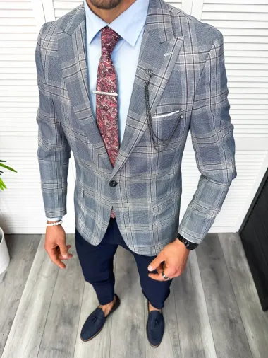 Sacou barbati slim fit 11879 S1-3