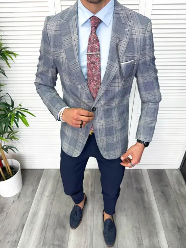 Sacou barbati slim fit 11879 S1-3