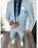 Costum barbati slim fit, albastru, 3 piese, 11838 31-5
