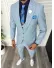 Costum barbati slim fit, albastru, 3 piese, 11838 31-5