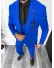 Costum barbati slim fit, albastru, 3 piese, 11839 49-3