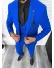 Costum barbati slim fit, albastru, 3 piese, 11839 49-3