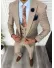 Costum barbati slim fit, bej, 3 piese, 11840 29-5