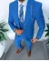 Costum barbati slim fit, 3 piese, albastru, 11843 30-5 Costum barbati slim fit, 3 piese, albastru, 11843 30-5