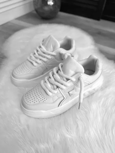 Adidasi barbati casual, VL, albi 086 T51-2