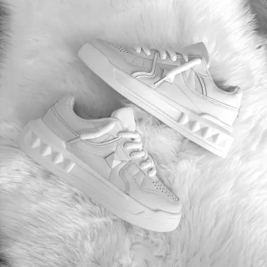 Adidasi barbati casual, VL, albi 086 T51-2