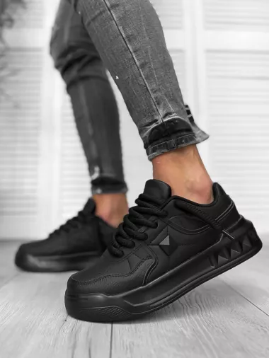 Adidasi barbati casual, VL, negri 086 T14-3