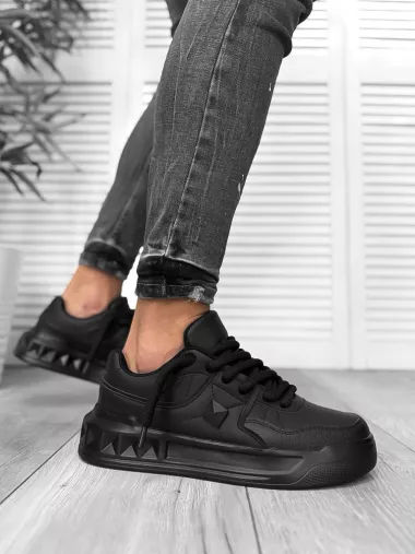 Adidasi barbati casual, VL, negri 086 T14-3