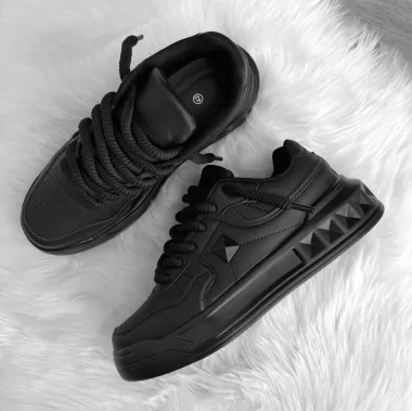 Adidasi barbati casual, VL, negri 086 T14-3