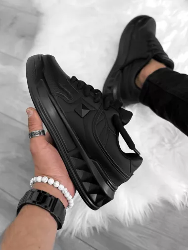 Adidasi barbati casual, VL, negri 086 T14-3