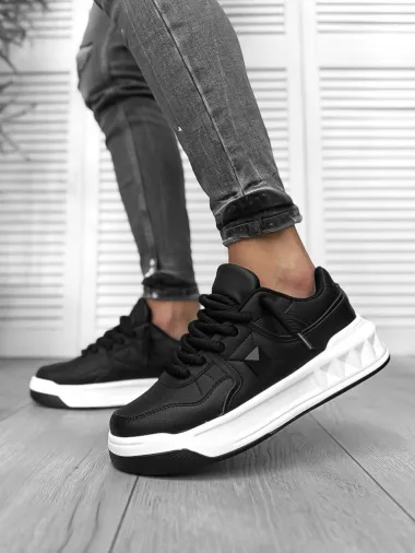 Adidasi barbati casual, VL, negri cu alb 086 T1-3