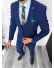 Costum barbati slim fit, bleumarin, 3 piese, 11837 33-5