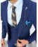 Costum barbati slim fit, bleumarin, 3 piese, 11837 33-5