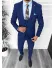 Costum barbati slim fit, bleumarin, 3 piese, 11837 33-5