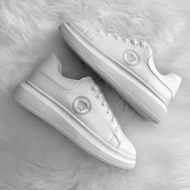 Adidasi barbati casual VIP,albi, 801 N17-2