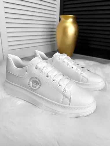 Adidasi barbati casual VIP,albi, 801 N17-2